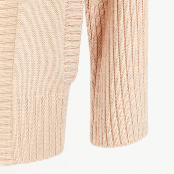 Loro Piana Cream Cashmere Open-Front Shawl Cardigan - Picture 6 of 9